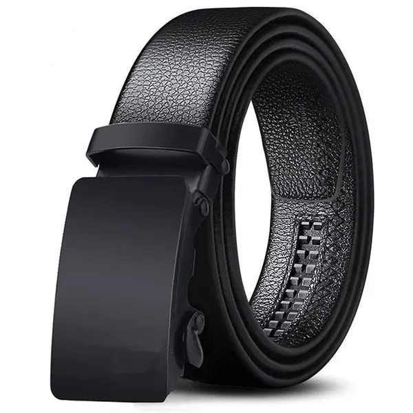 Men's_Pu_Leather_Black_Autolock_Grip_Belt_Formal_Casual_Belt_For_Men