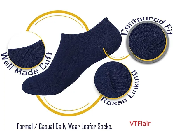 Men's_And_Women's_Solid_Cotton_Low_Cut_Loafer_Socks_Multi_Coloured_Pack_Of_4_Pair_Free_Size_Loafer_Socks_For_Unisex_Black_Blue_Dark_Grey_Light_Grey_Low_Cut_Loafer_Socks
