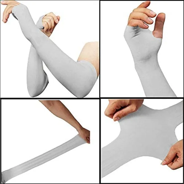 Arm_Sleeve_Men's_Women's_Cotton_Spandex_Uv_Sun_Protection_Cooling_Arm_Sleeve_Compression_Sports_Tattoo_Cover_Up_Sleeves_Pack_Of_1