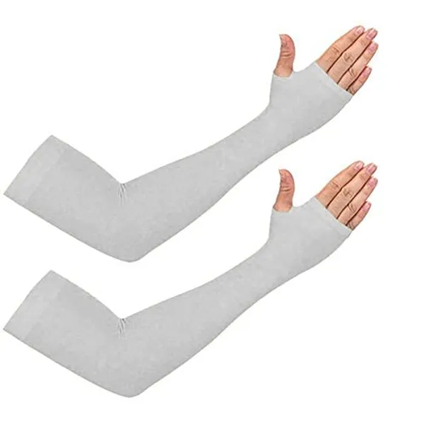 Arm_Sleeve_Men's_Women's_Cotton_Spandex_Uv_Sun_Protection_Cooling_Arm_Sleeve_Compression_Sports_Tattoo_Cover_Up_Sleeves_Pack_Of_1