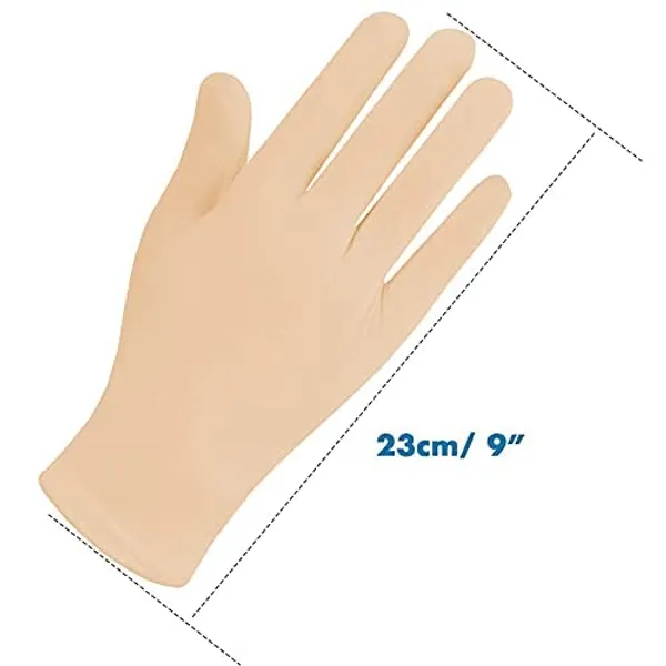 Women's_Men's_Cotton_Sunburn_Protection_Double_Layered_Gloves_Women_Cover_Up_Cotton_Gloves_Cotton_Hand_Gloves_For_Bike_And_Riding_Beige_Blue_Colour_Combo_Of_2_Pack