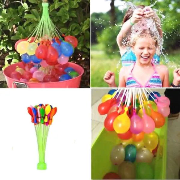 Holi_Water_Balloons_For_Kids_Boys_And_Girls_Biodegradable_Latex_With_Refill_Hose_3_Bunches_Balloons_Games_Swimming_Pool_Outdoor_Fun_Magic_Water_Balloons