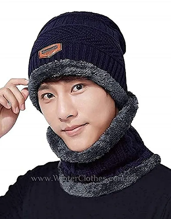 Winter_Woolen_Cap_Neck_Warmer_Scarf_With_Military_Color_Gloves_Set_For_Men_Women