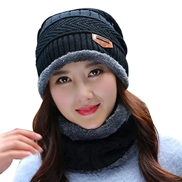 Winter_Woolen_Cap_Neck_Warmer_Scarf_With_Military_Color_Gloves_Set_For_Men_Women