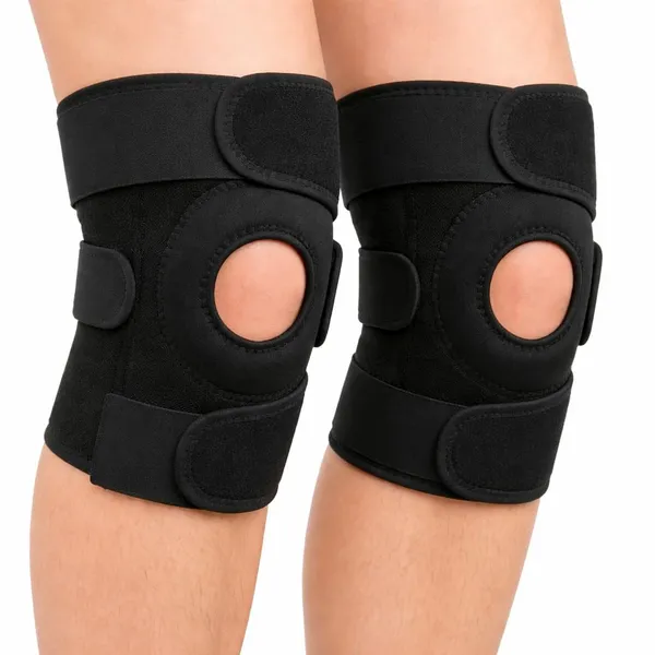 Adjustable_Knee_Support_Brace_With_Open_Patella_Design_Breathable_Neoprene_Material_Black_Pain_Relief_For_Sports_And_Recovery_1_Pair
