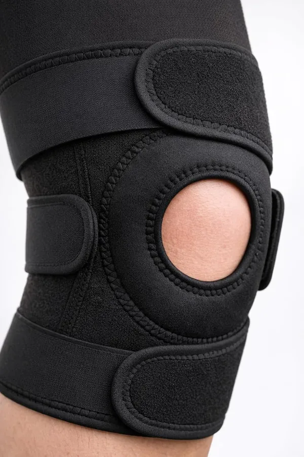 Adjustable_Knee_Support_Brace_With_Open_Patella_Design_Breathable_Neoprene_Material_Black_Pain_Relief_For_Sports_And_Recovery_1_Pair