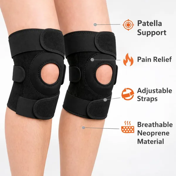 Adjustable_Knee_Support_Brace_With_Open_Patella_Design_Breathable_Neoprene_Material_Black_Pain_Relief_For_Sports_And_Recovery_1_Pair
