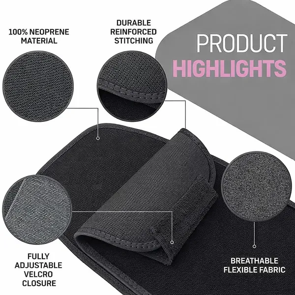 Neoprene_Sweat_Waist_Trainer_Belt_For_Men_Women_Adjustable_Slimming_Fitness_Support_With_Velcro_Closure_Breathable_Workout_Band_For_Gym_Yoga_Running_Black
