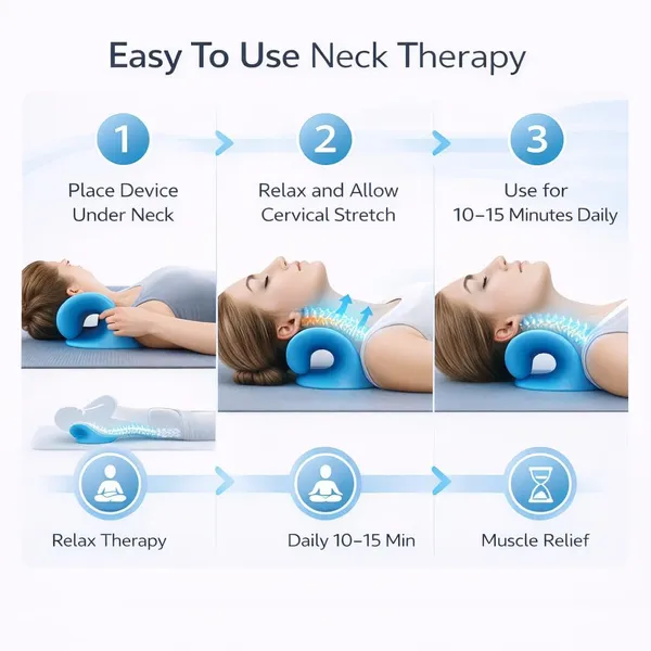 Neck_Support_Stretcher_Cervical_Traction_Device_For_Neck_Shoulder_Pain_Relief_Massage_Relaxer_Acupressure_Chiropractic_Support_Blue