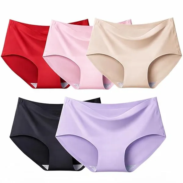 Women_Seamless_Panties_No_Visible_Panty_Line_Soft_Stretch_Bikini_Underwear_Breathable_Everyday_Innerwear_For_Women_Girls_Multicolor