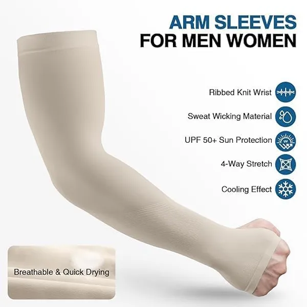 Uv_Protection_Arm_Sleeves_For_Men_Women_Cooling_Sweat_Wicking_Stretchable_Anti_Slip_Arm_Covers_For_Sun_Protection_Sports_Driving_Outdoor_Activities