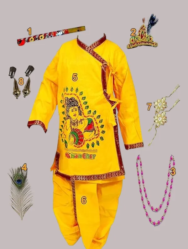 Krishna_Dress_Cotton_Fabric_Krishna_Costume_Embroidered_Dhoti_Kurta_Krishna_Dress_With_Jewellery_Printed_Krishna_Ethnic_Wear_Set_Of_8_Items