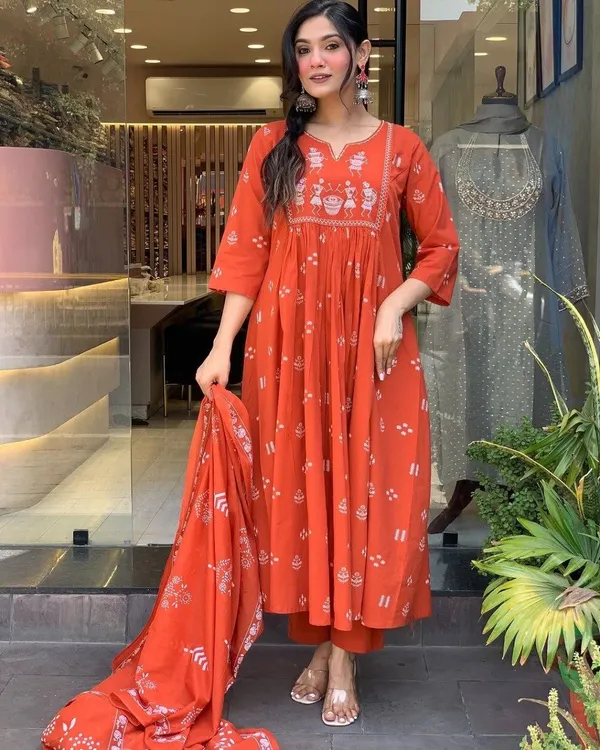 Pink_Viscose_Rayon_Dress_For_Women