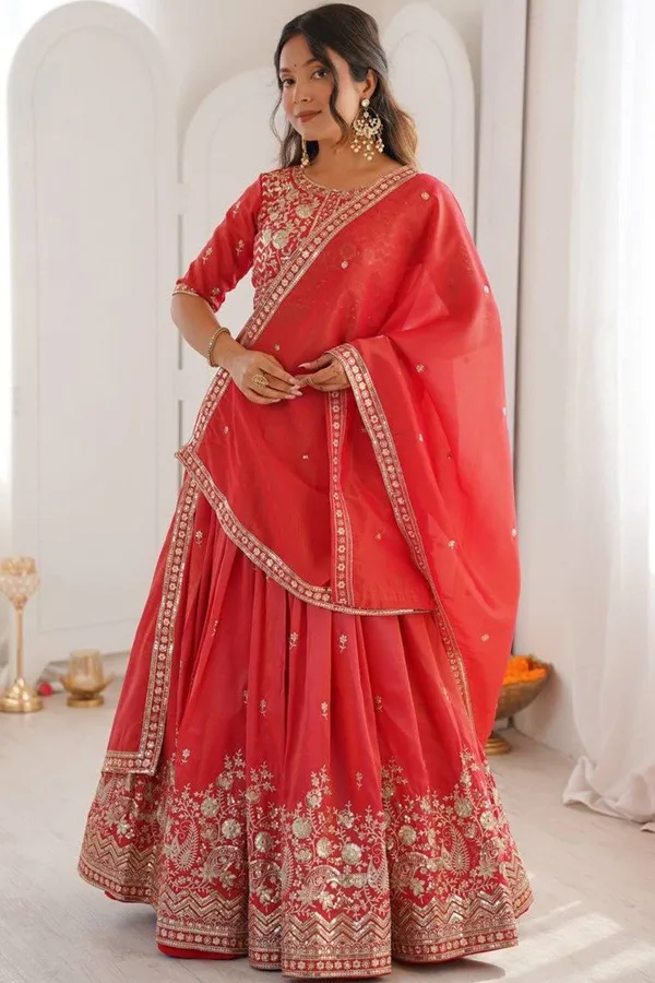 Red_Art_Silk_Lehenga_Choli_For_Women