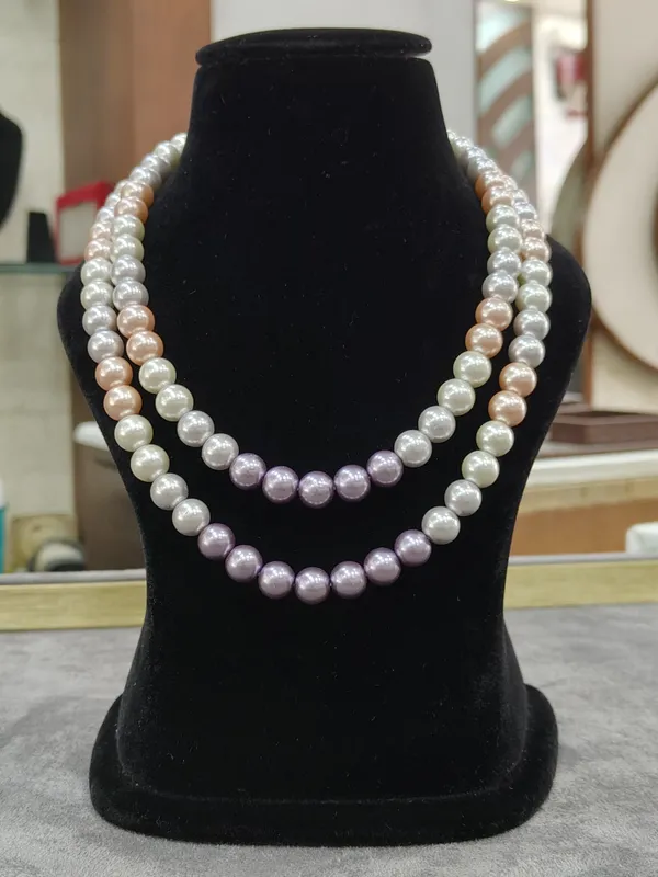 Purple_Art_Layer_Semi_Precious_Anti_Tarnish_Pearl_Necklace