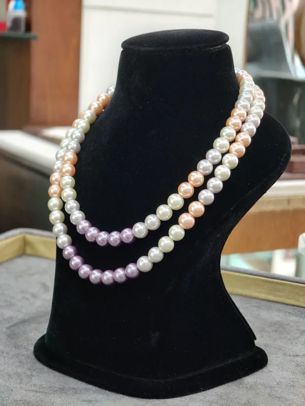 Purple_Art_Layer_Semi_Precious_Anti_Tarnish_Pearl_Necklace