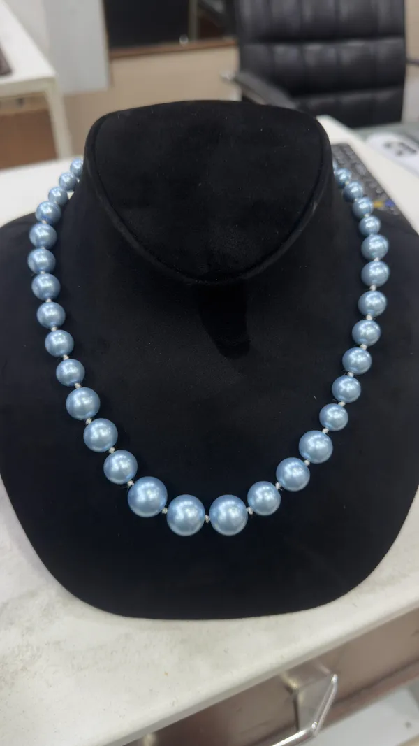Pastel_Blue_Glass_Pearl_Semi_Precious_Necklace_For_Women
