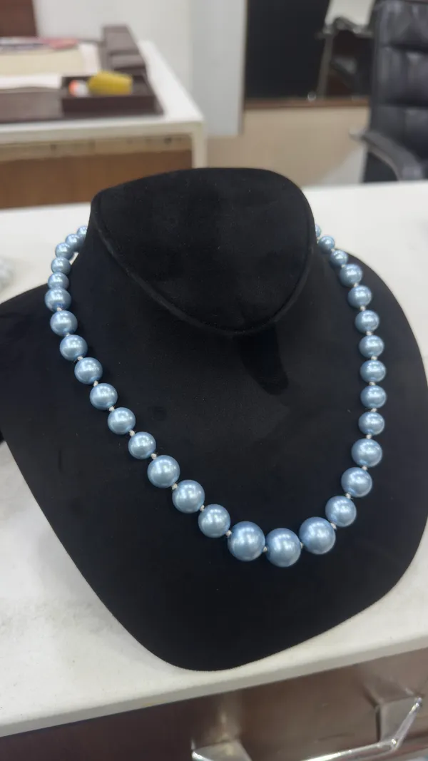 Pastel_Blue_Glass_Pearl_Semi_Precious_Necklace_For_Women