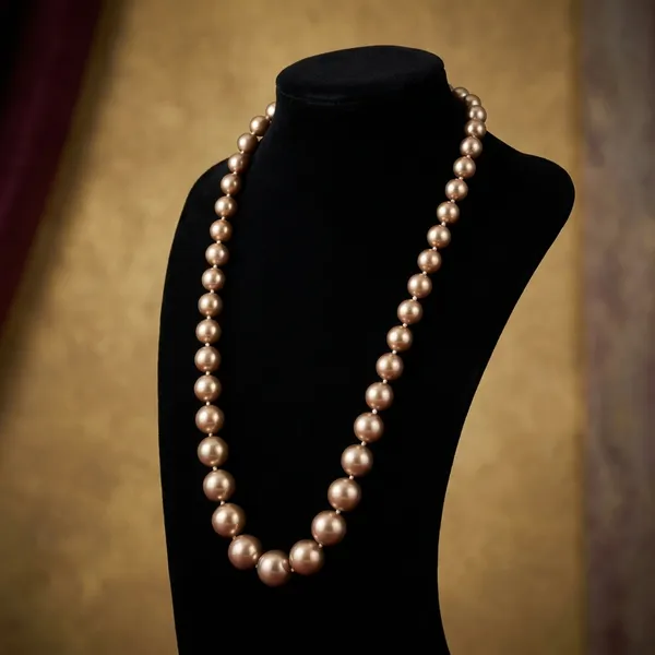 Brown_Matte_Glass_Pearl_Layered_Necklace_For_Women