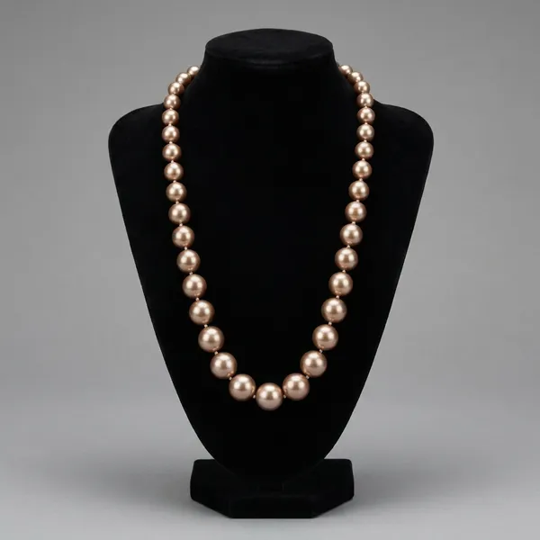 Brown_Matte_Glass_Pearl_Layered_Necklace_For_Women