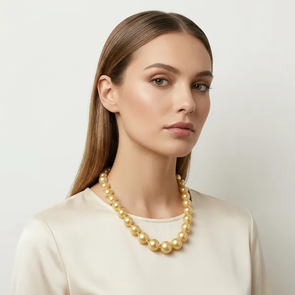 Yellow_Glass_Pearl_Beaded_Necklace_For_Women