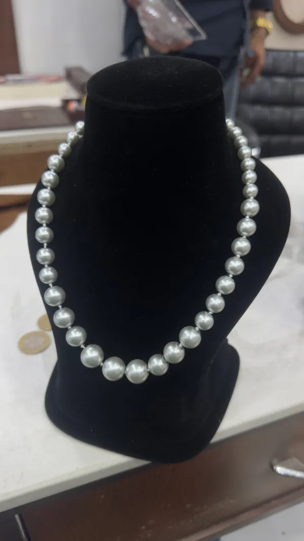 Silver_Grey_Glass_Pearl_Semi_Precious_Long_Necklace_For_Women