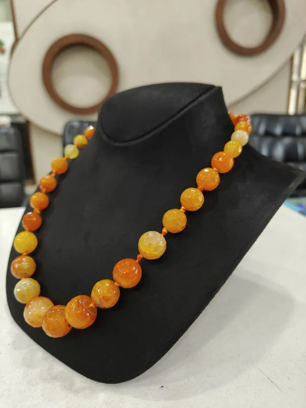 Orange_Onyx_Necklace_For_Women