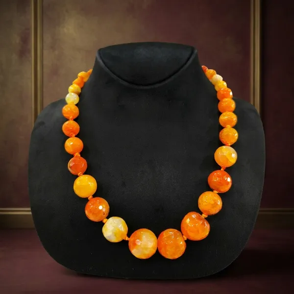 Orange_Onyx_Necklace_For_Women