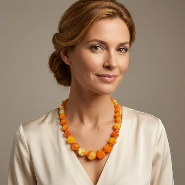 Orange_Onyx_Necklace_For_Women