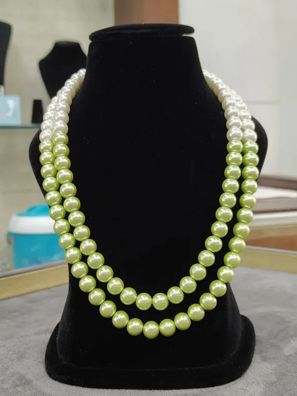 Green_White_Ombre_Layer_Semi_Precious_Anti_Tarnish_Pearl_Necklace