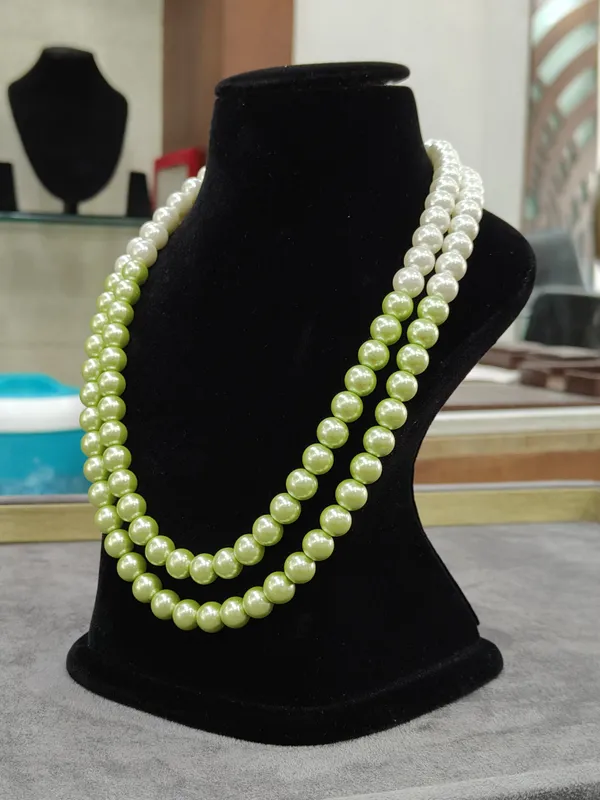 Green_White_Ombre_Layer_Semi_Precious_Anti_Tarnish_Pearl_Necklace
