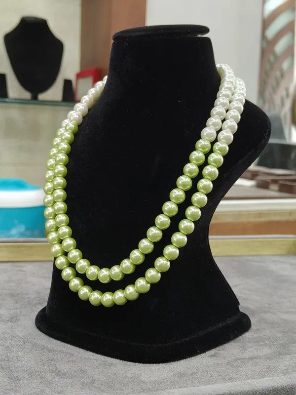 Green_White_Ombre_Layer_Semi_Precious_Anti_Tarnish_Pearl_Necklace