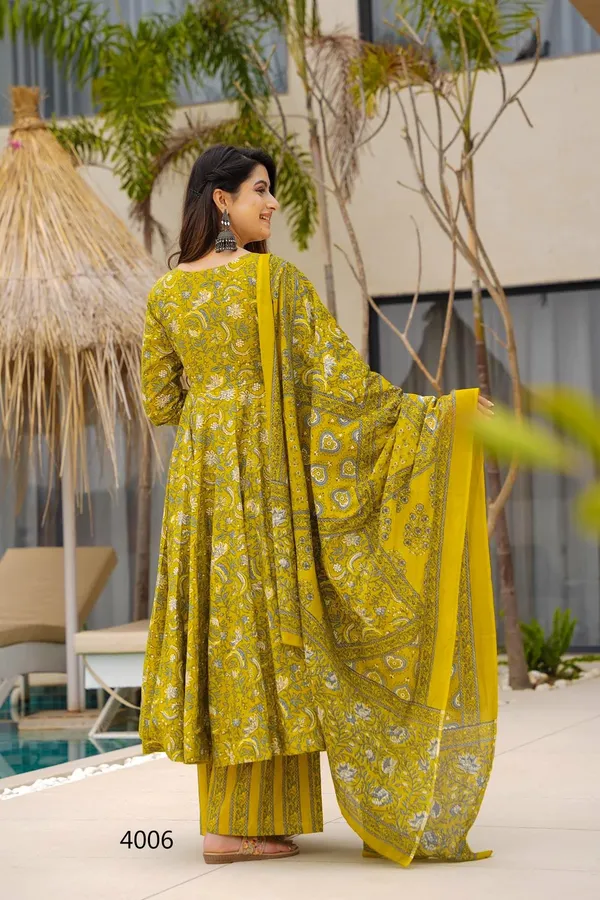 Mustard_Yellow_Anarkali_Suit_Set_For_Women