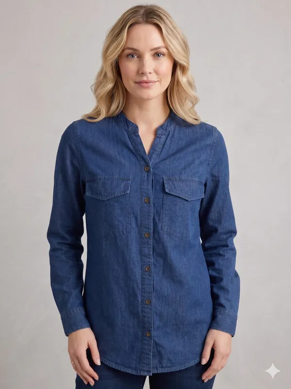 Dark_Blue_Denim_Cotton_Full_Sleeve_Casual_Shirt