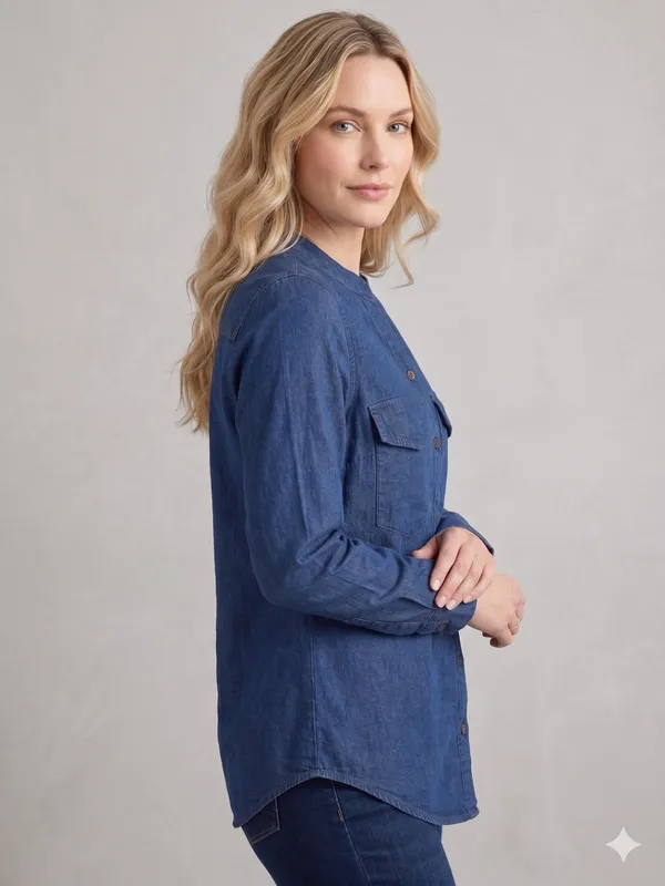 Dark_Blue_Denim_Cotton_Full_Sleeve_Casual_Shirt