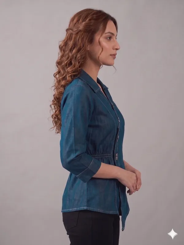 Mid_Blue_Denim_Designer_Western_Top