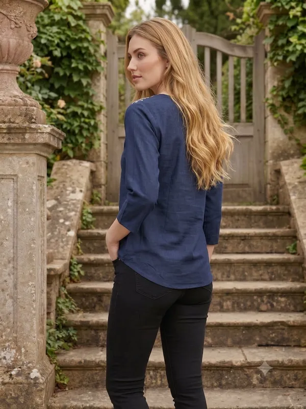 Dark_Blue_Denim_Embroidery_Western_Top