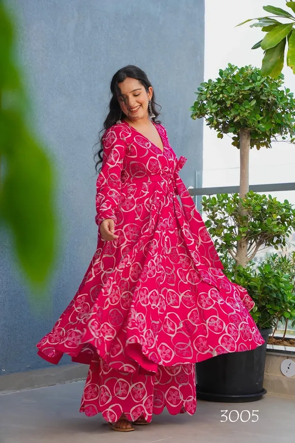 Pink_Floral_Print_Anarkali_Kurta_Palazzo_Set_For_Women