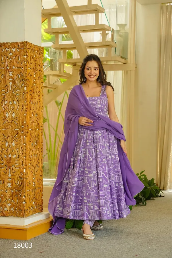 Purple_Printed_Anarkali_Suit_Set_With_Dupatta_For_Women