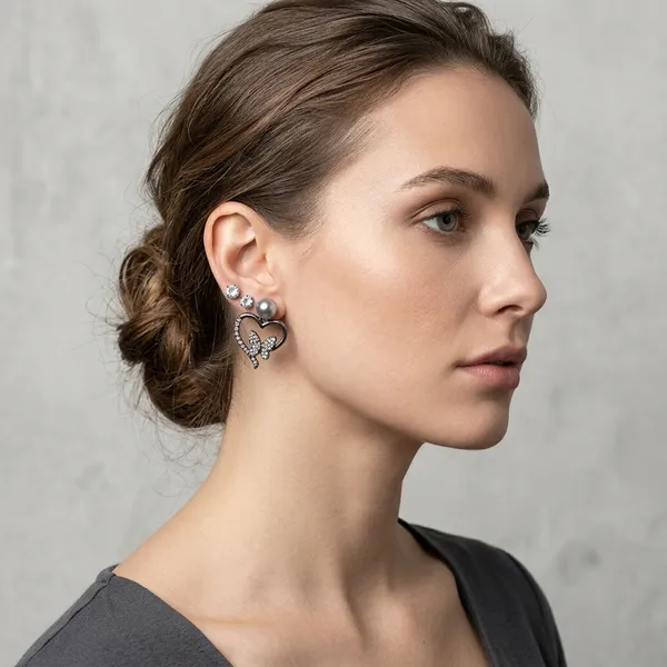Silver_Alloy_Pearl_Crystal_Heart_Butterfly_Stud_&_Hnaging_Earring_For_Women_(Pack_Of_3)