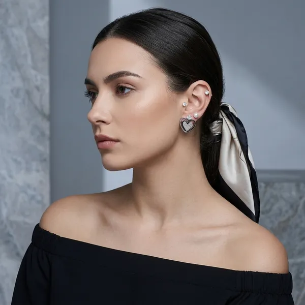 Black_Silver_Crystal_Pearl_Heart_Stud_&_Hnaging_Earring_For_Women_(Pack_Of_3)