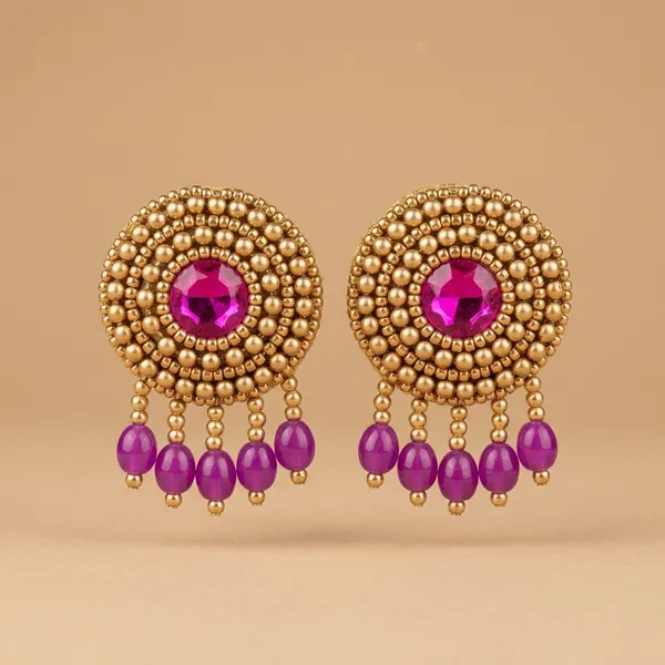 Pink_And_Gold_Embroided_Ari_Work_Latkans_For_Women_(Pack_Of_2)