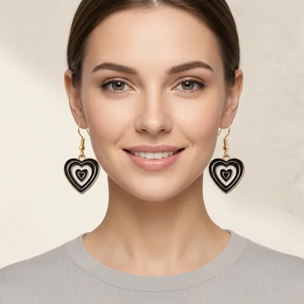 Black_White_Enamel_Heart_Hook_Earrings_For_Women
