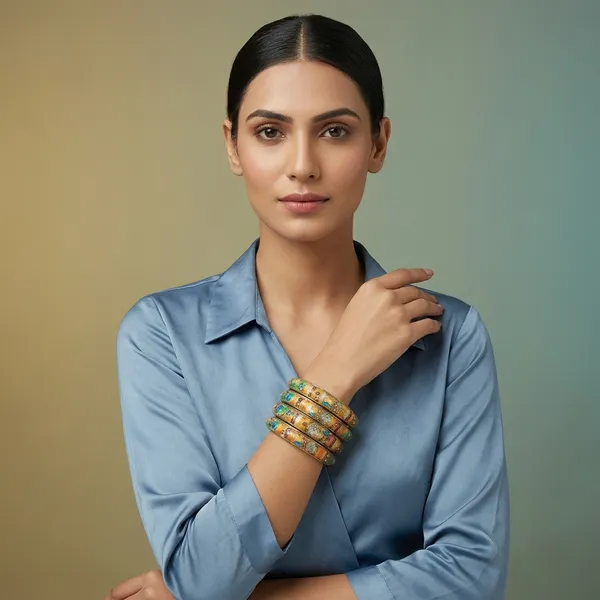 Multicolor_Glass_Premium_Ethnic_&_Western_Style_Bangle_For_Women