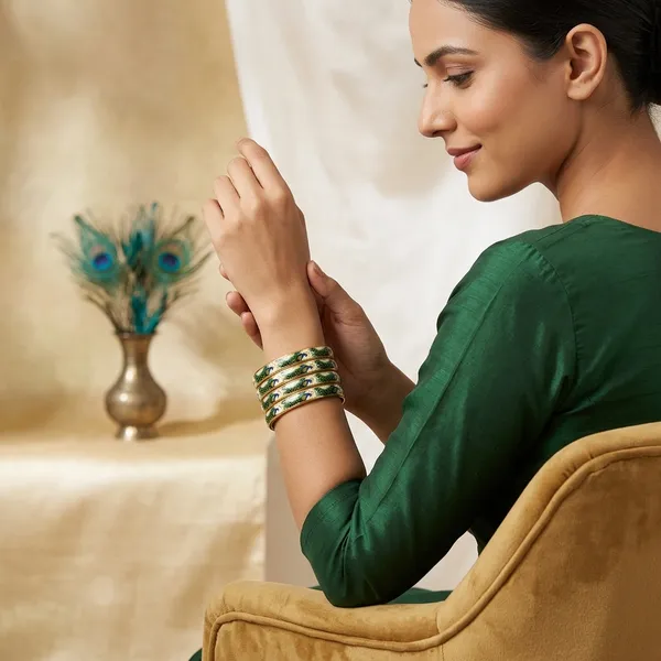 Green_Glass_Premium_Ethnic_&_Western_Style_Bangle_For_Women_(Pack_Of_2)