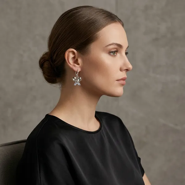 Silver_Crystal_Butterfly_Hoop_Earrings_For_Women