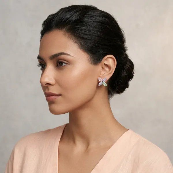 Silver_Alloy_Pastel_Crystal_Floral_Stud_Earrings_For_Women