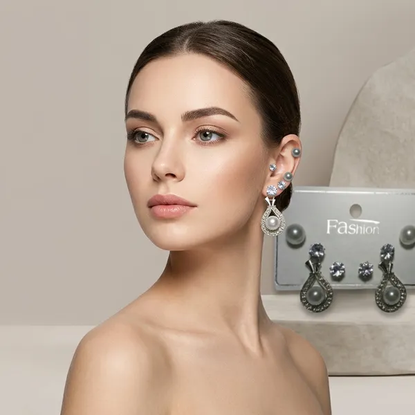 Silver_Pearl_Crystal_And_Tear_Stud_&_Hnaging_Earring_For_Women_(Pack_Of_3)
