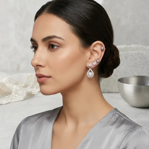 Silver_Pearl_Crystal_And_Tear_Stud_&_Hnaging_Earring_For_Women_(Pack_Of_3)