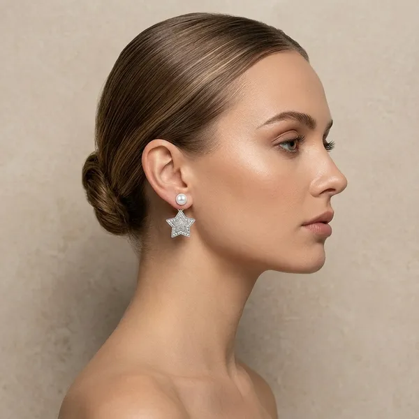 White_Pearl_Crystal_Star_Stud_&_Hnaging_Earring_For_Women_(Pack_Of_3)